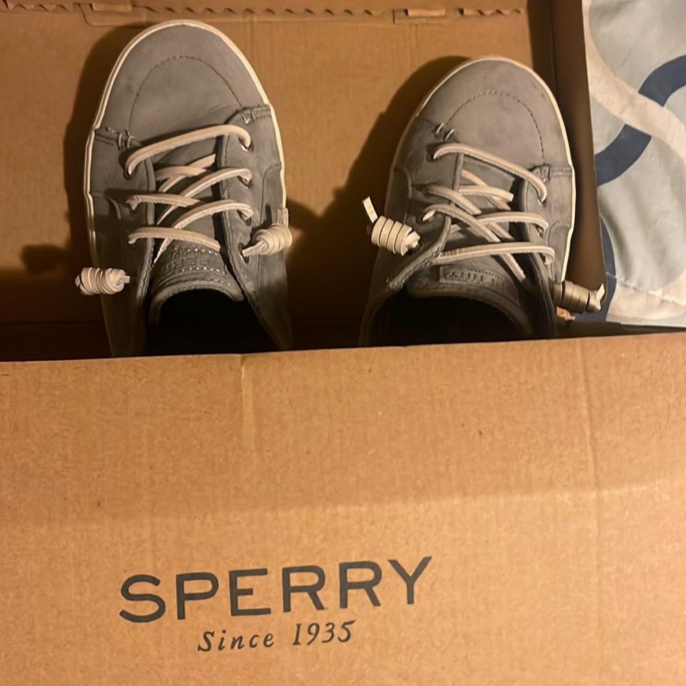 Leather Sperrys - image 1